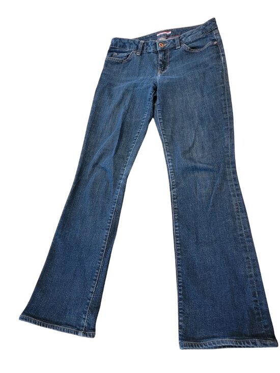 Tommy Hilfiger Denim - Tommy Hilfiger Classic Women's Bootcut Medium Wash Mid Rise Blue Jeans